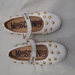Authenic Moschino girl ballerina flat shoes